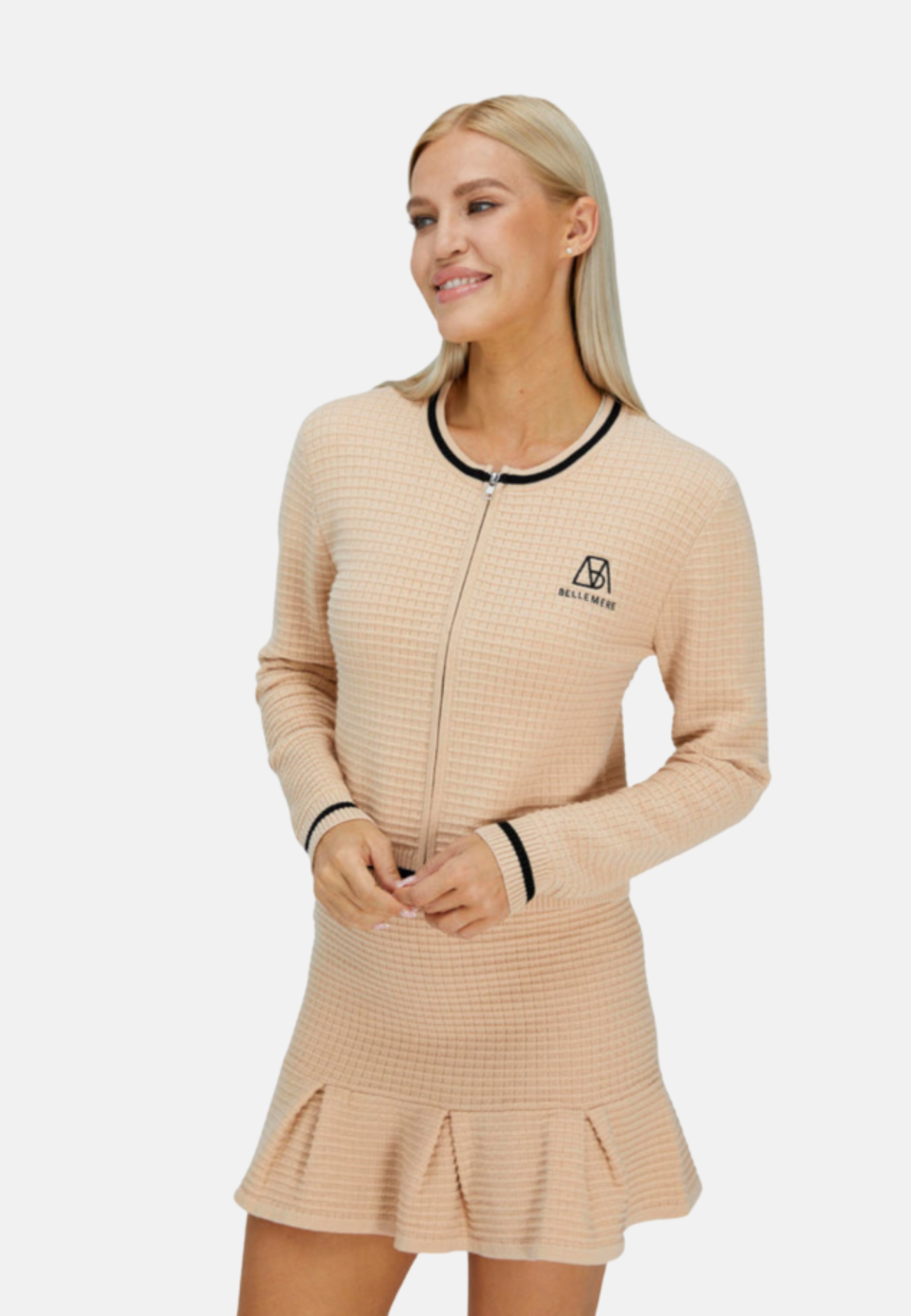 Flounced Mini Skirt