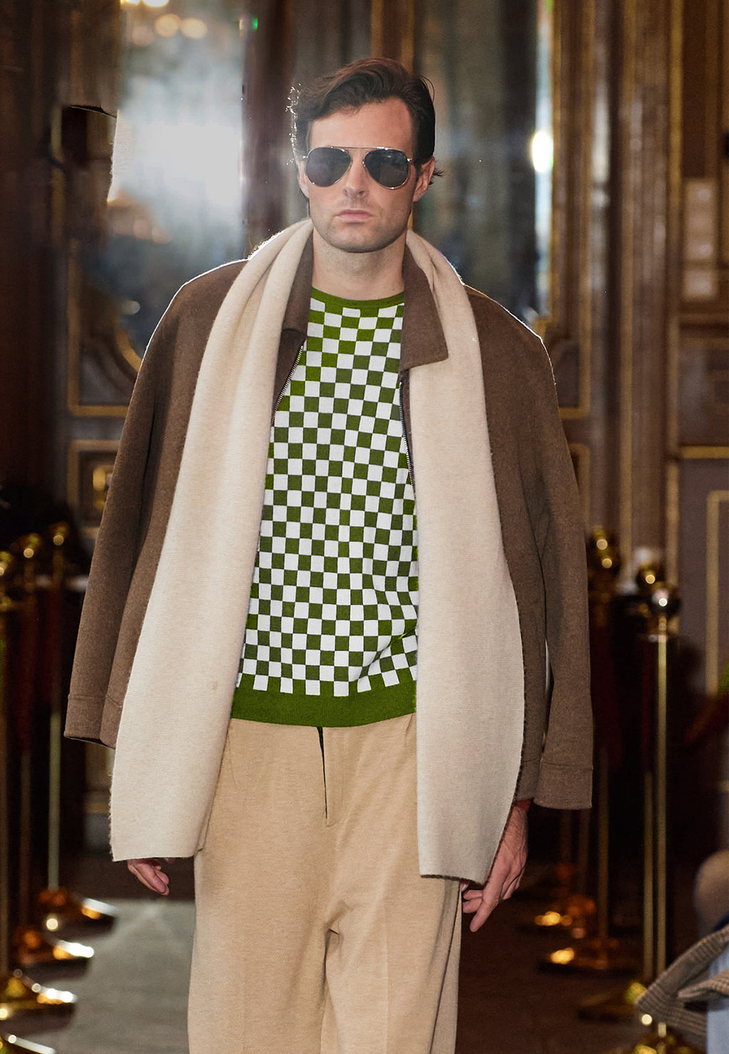 Yellow Green / Checkered