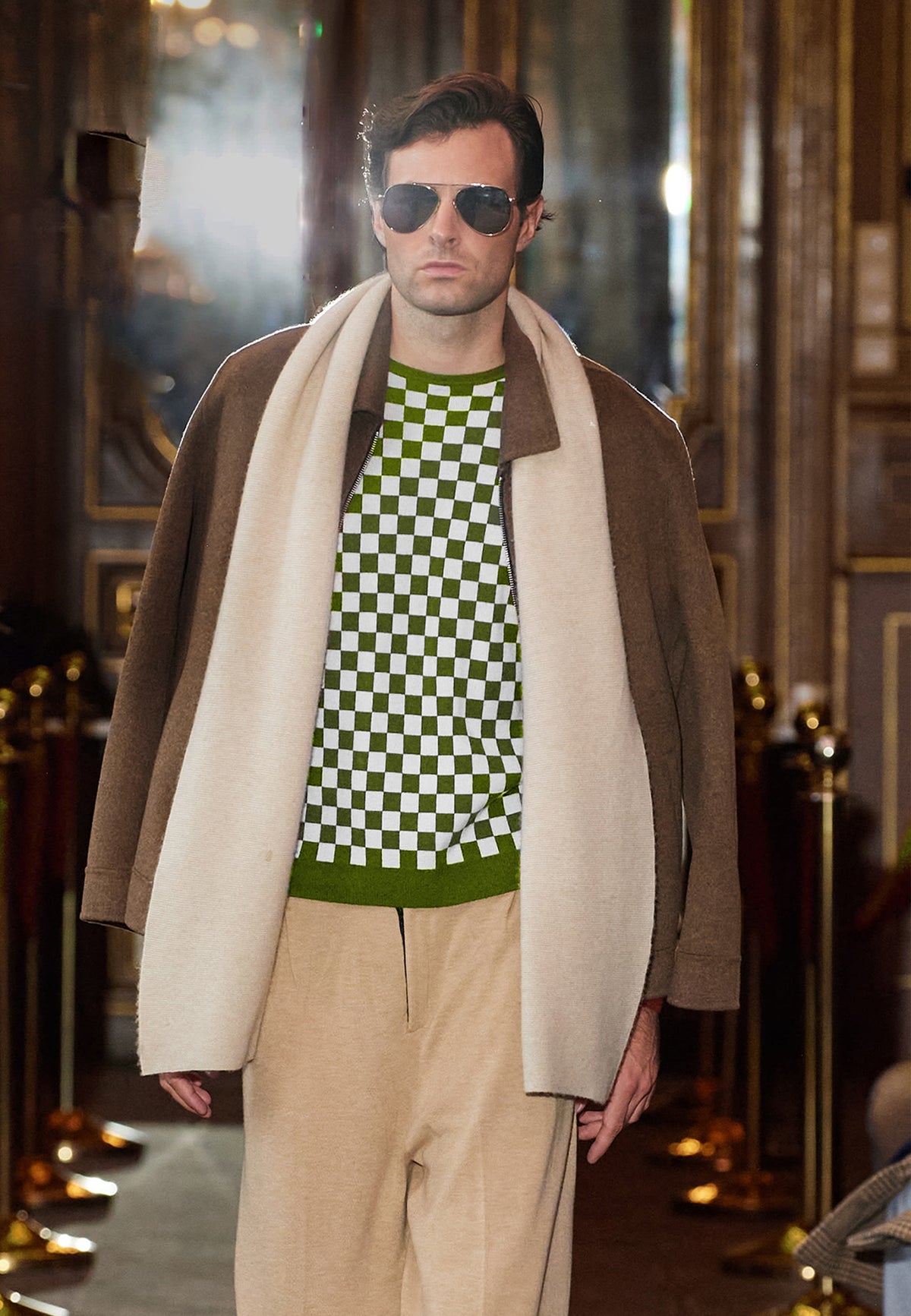 Yellow Green / Checkered