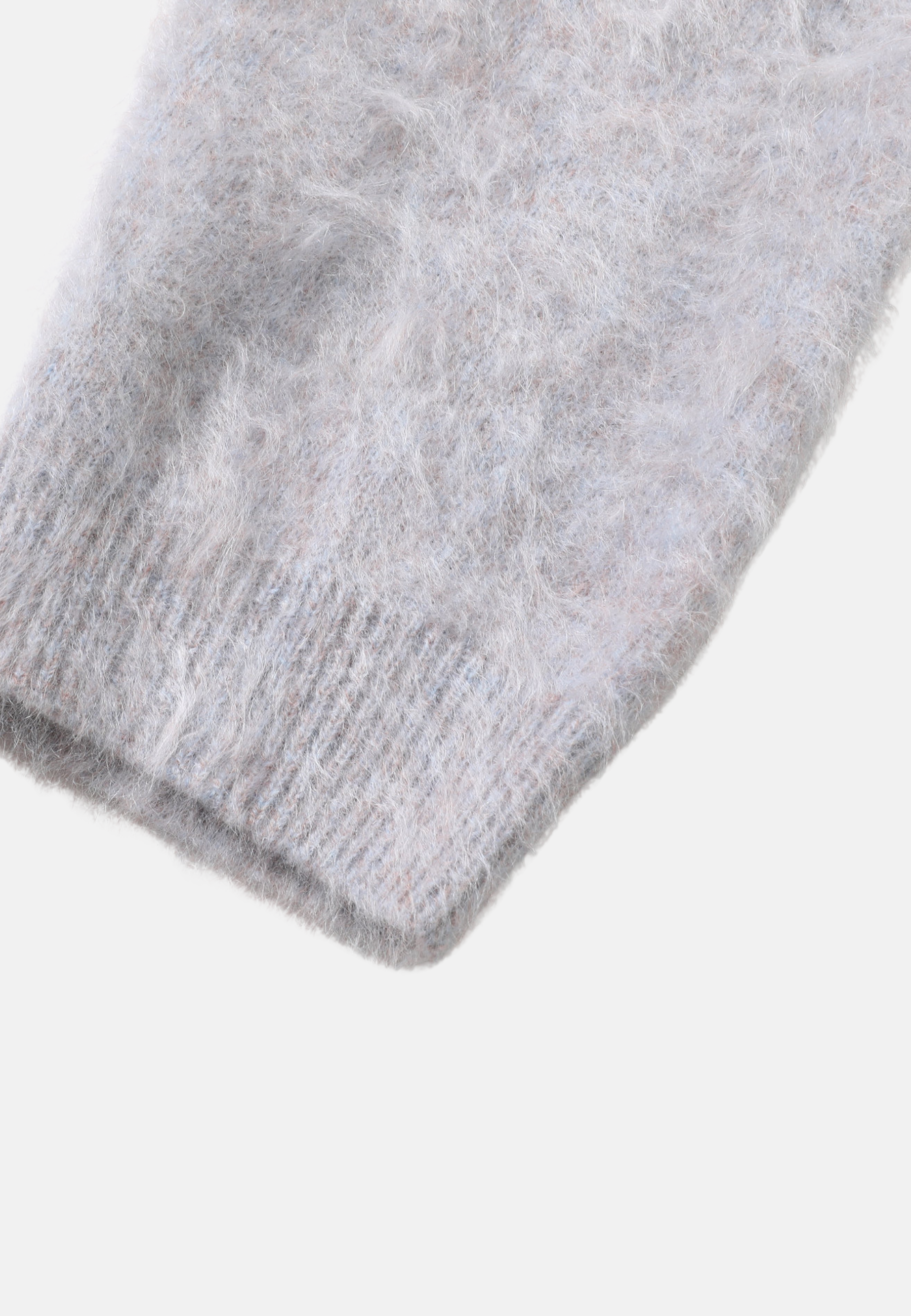 Pure Cashmere Crew - Neck Brushed Sweater