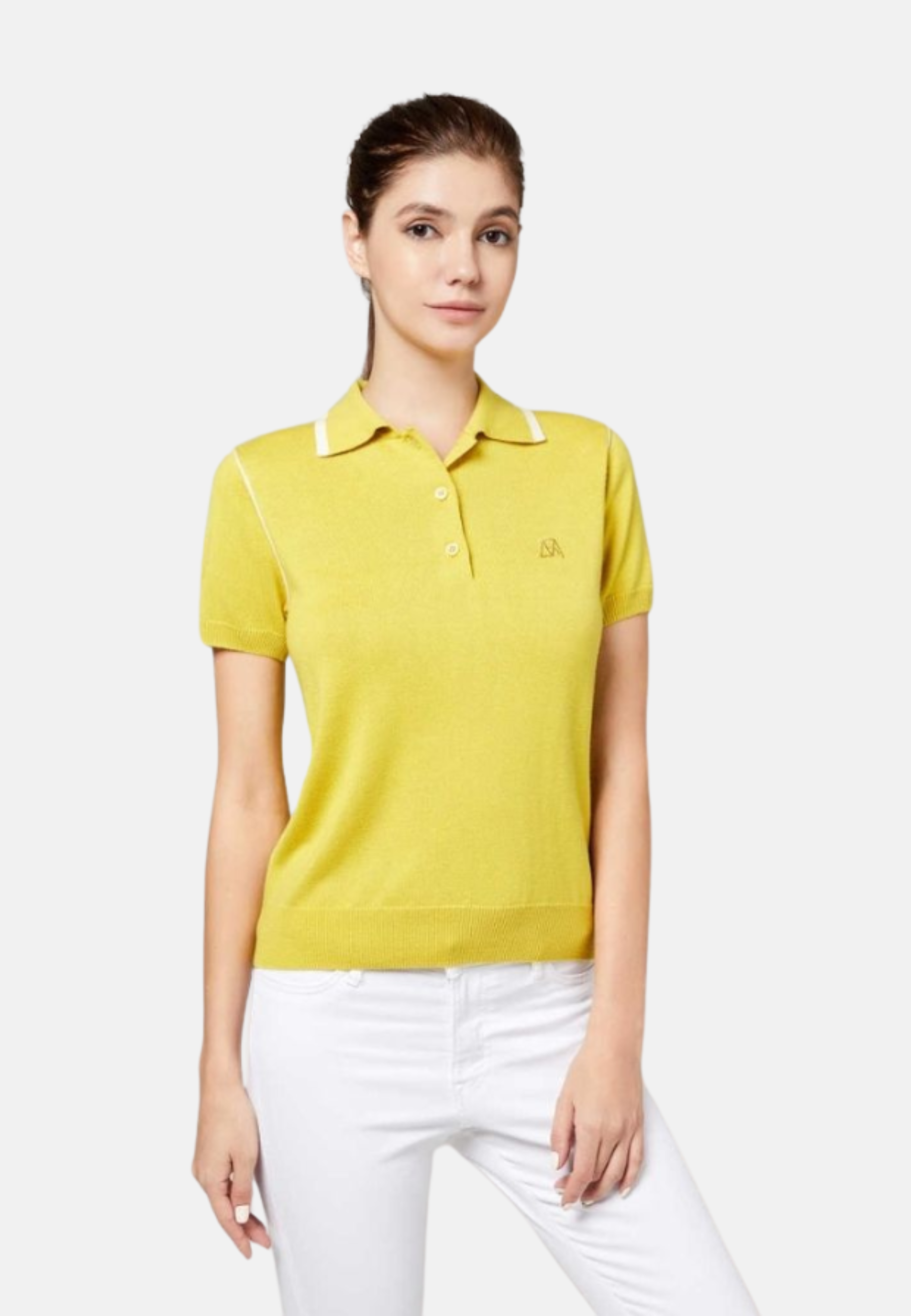 Silk Cashmere Polo T-Shirt