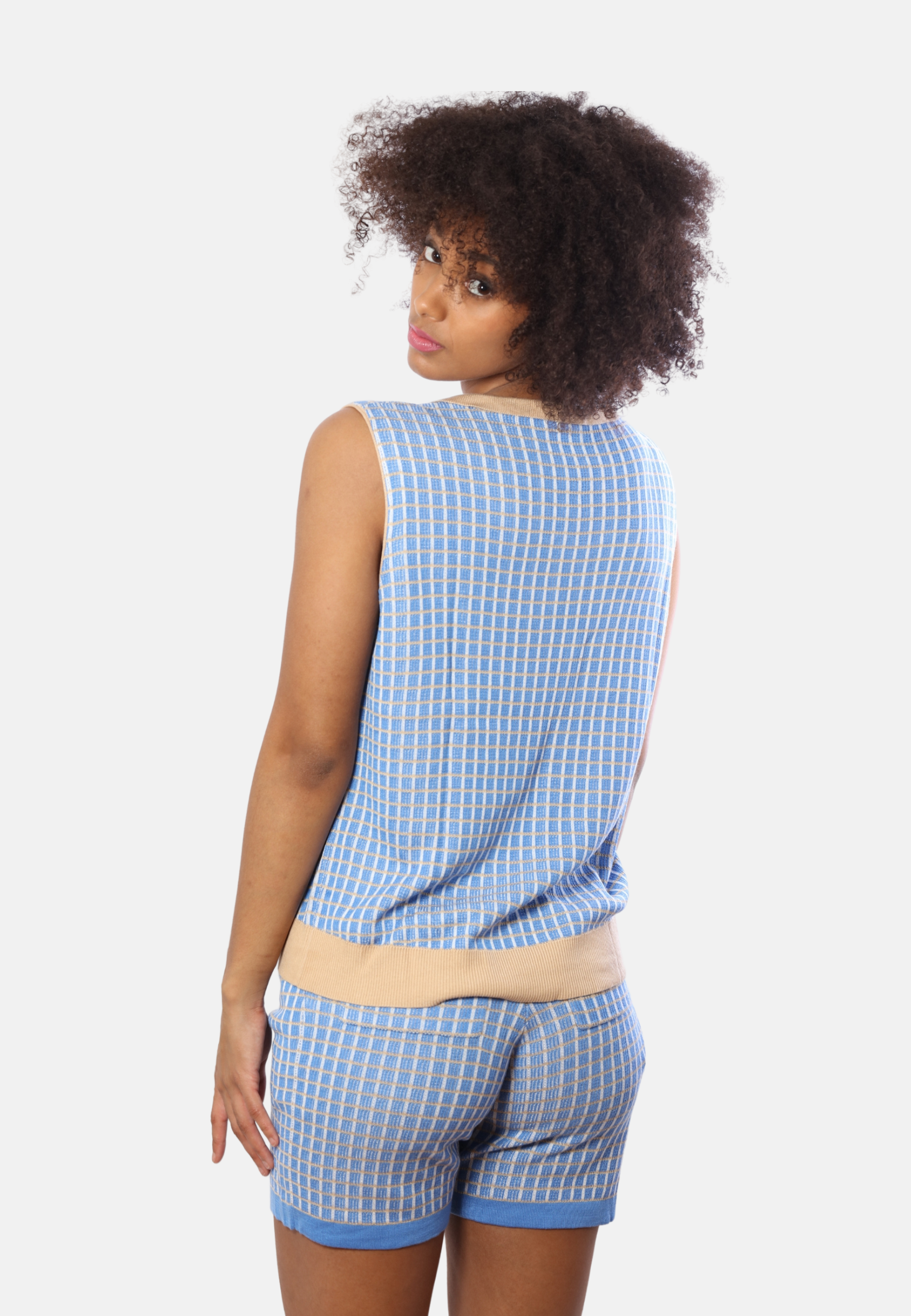 Tencel Tweed Polo Vest