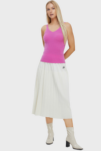 Women's Merino Gradient Pleated Skirt1535810085994738