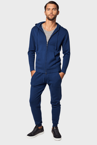 Refined Zip-Up Cotton Hoodie SET2236081220747506