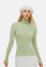 Lade das Bild in den Galerie-Viewer, Fitted Turtleneck Sweater (Cashmere &amp; Merino Wool)
