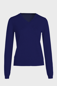 Silk Cashmere V Neck Long Sleeves T Shirt1235743983173874