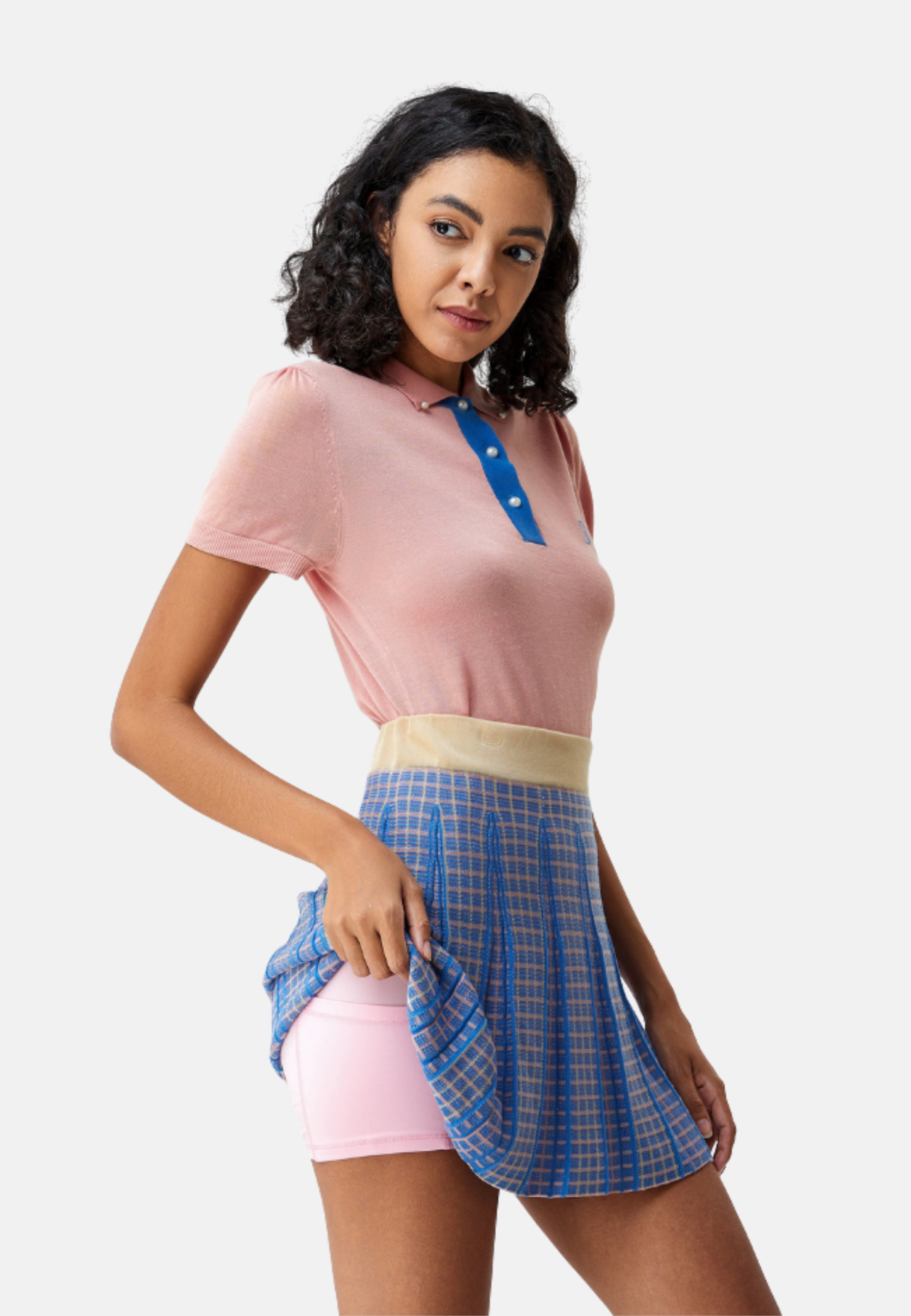 Stylish Tencel Mini-Skirt