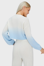 Load image into Gallery viewer, Polar Bear Cropped Cashmere Sweater
