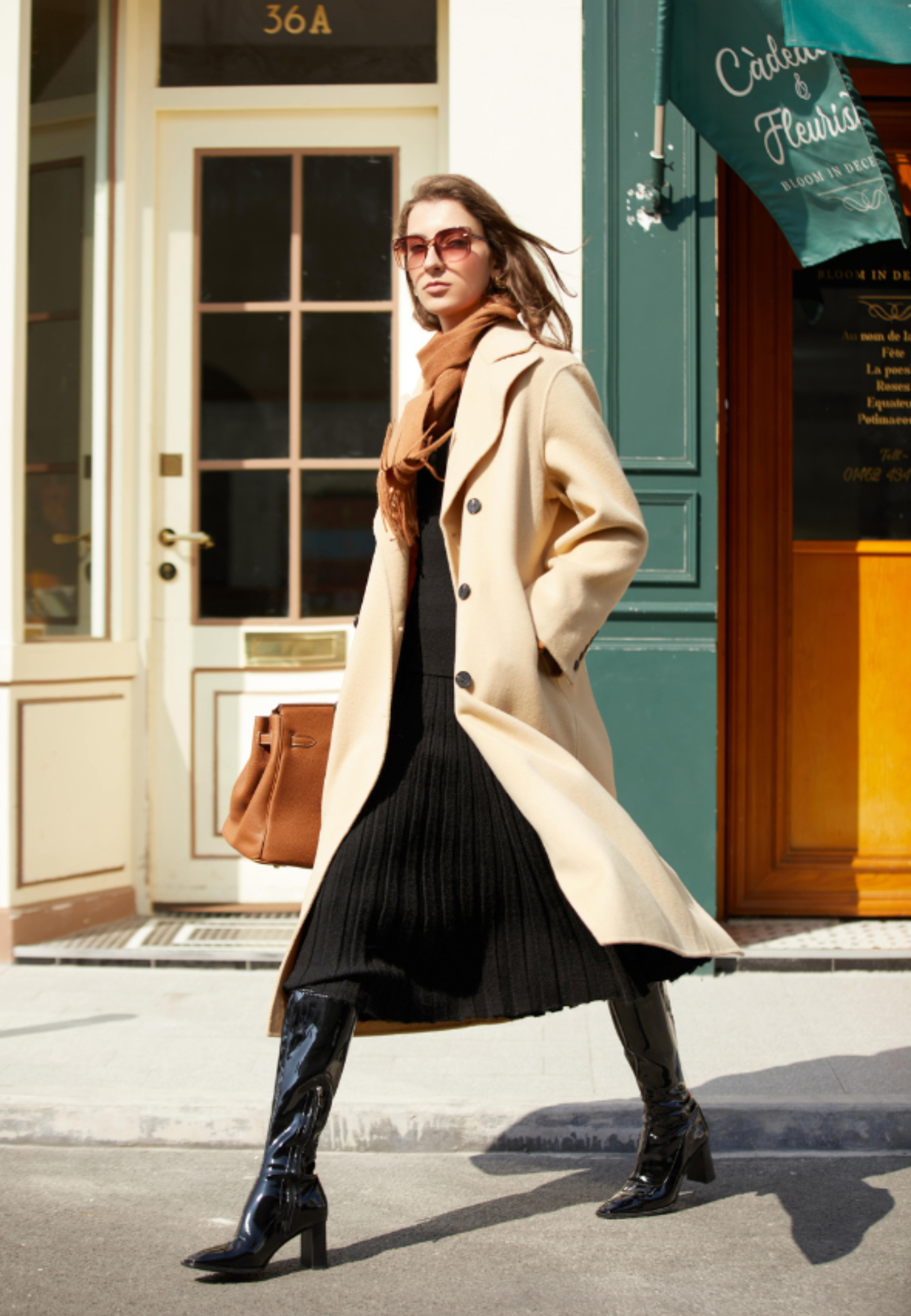 Grand Double-Breasted Wool Coat