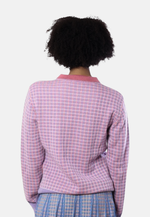 Lade das Bild in den Galerie-Viewer, Tweed Merino Pullover With Pearl Collar
