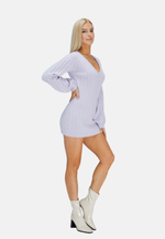 Load image into Gallery viewer, Mini Merino Cashmere Sweater Dress
