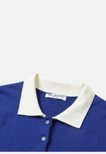 Lade das Bild in den Galerie-Viewer, Cotton Cashmere Sleeveless Polo Shirt
