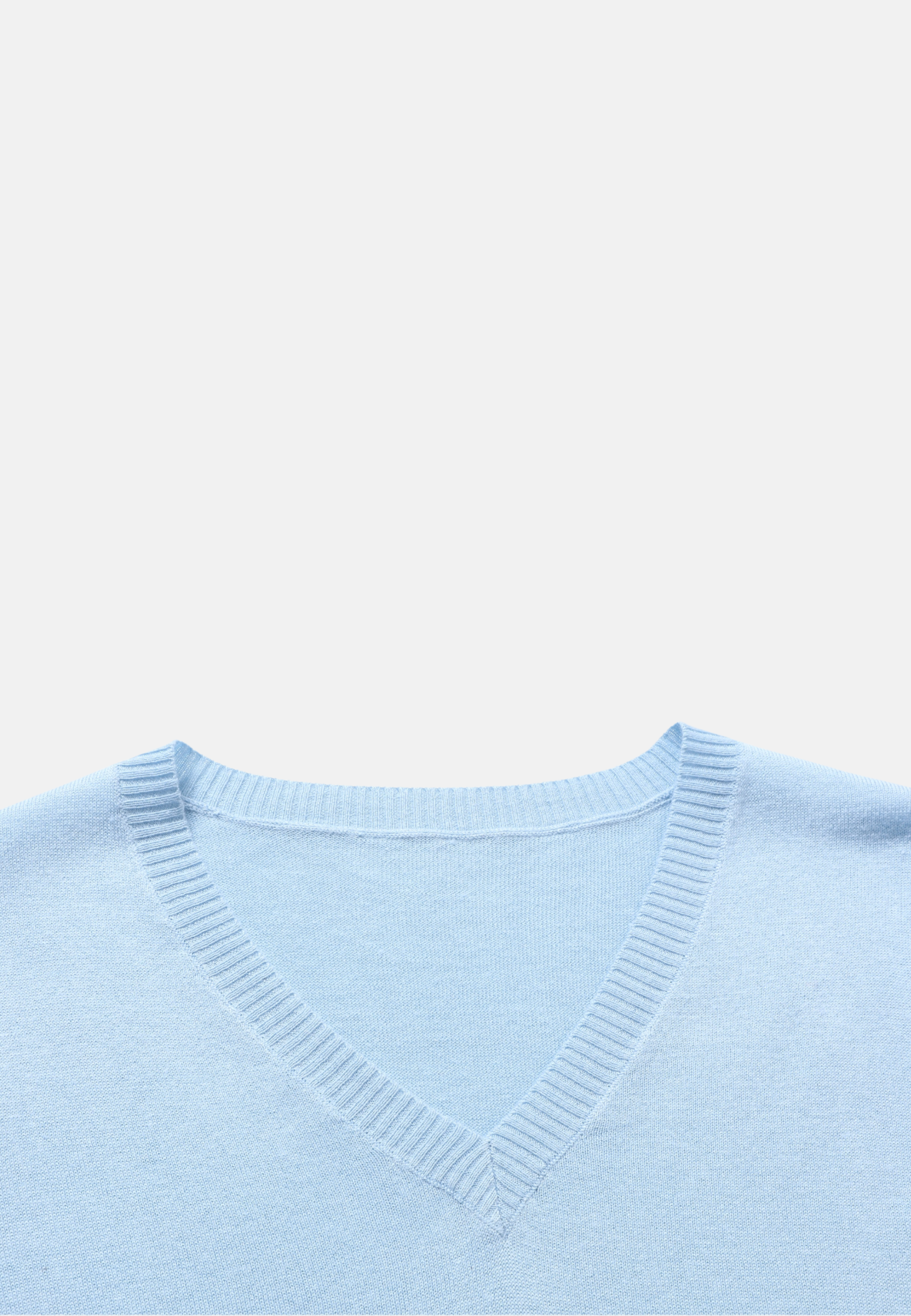 Silk Cashmere V-Neck T-Shirt