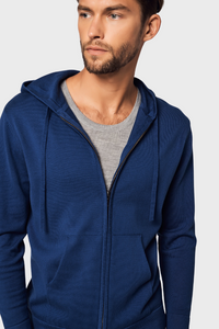 Refined Zip-Up Cotton Hoodie SET1836081221468402