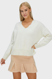 V-Neck Brushed Cashmere Sweater336085045035250