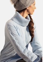 Load image into Gallery viewer, Cashmere Turtleneck Mini-Sweater

