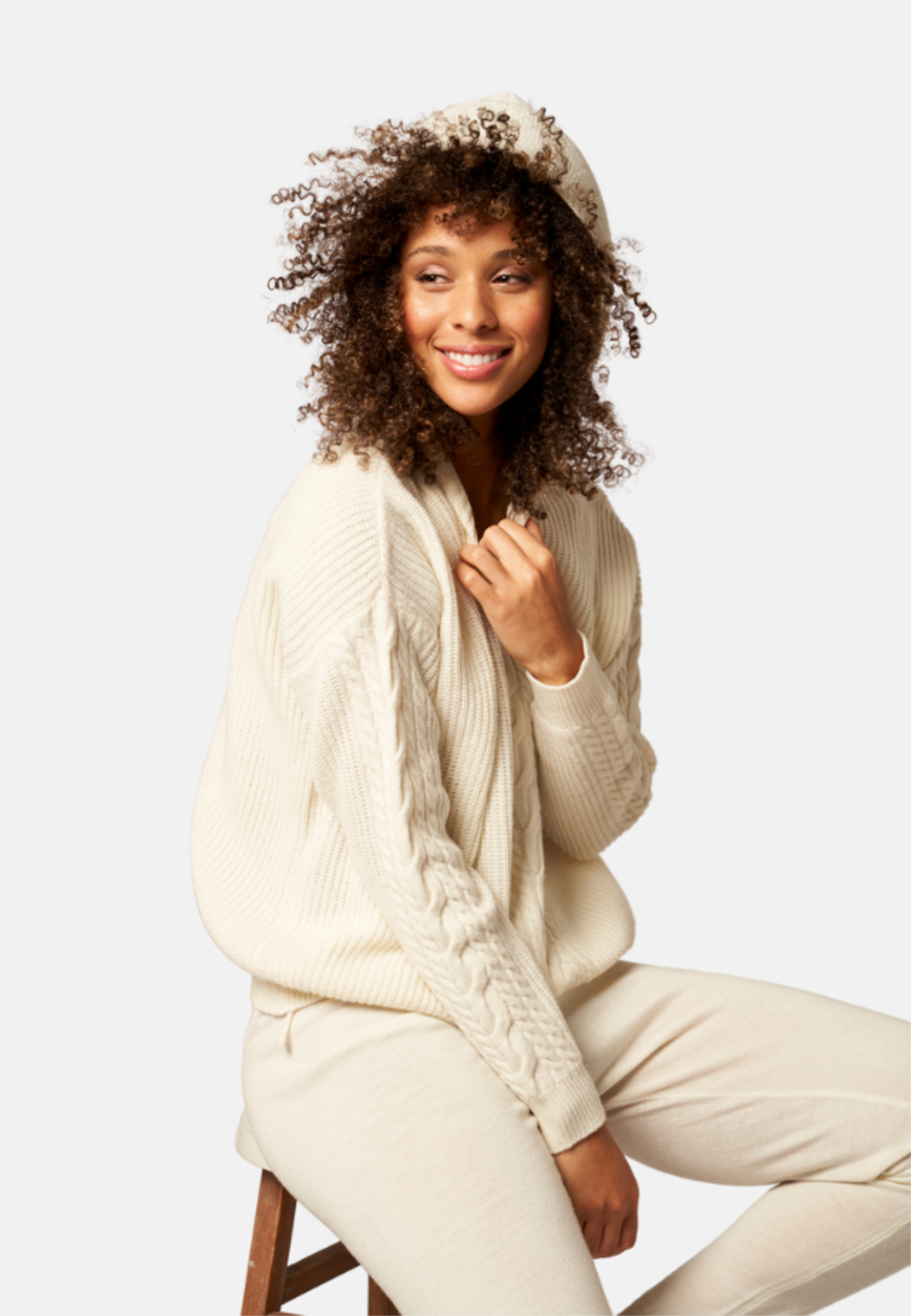 Single Cable Superfine Merino Pullover