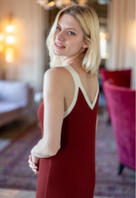 Load image into Gallery viewer, Double V Wool Tank Dress
