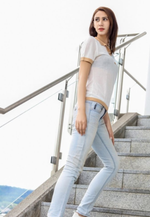 Lade das Bild in den Galerie-Viewer, Tencel Color Block Polo
