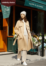 Load image into Gallery viewer, Beige Wool Coat
