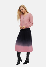 Carica l'immagine nel visualizzatore di Gallery, Women's Merino Gradient Pleated Skirt
