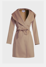 Load image into Gallery viewer, Women&#39;s Wool Hooded Coat
