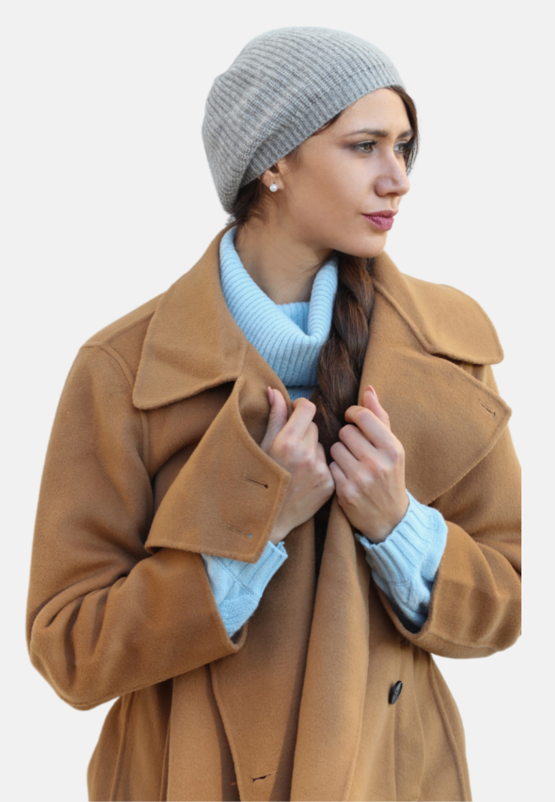 Cashmere Turtleneck Mini-Sweater