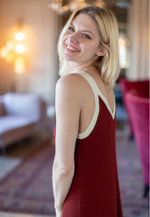 Load image into Gallery viewer, Double V Wool Tank Dress
