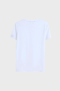 Silky Cotton V Neck  T-Shirt836074954817778