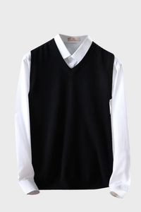 Foxy Merino Wool Sweater Vest1736084701790450