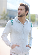 Lade das Bild in den Galerie-Viewer, Men's Merino and Cotton Checker Print Tracksuit
