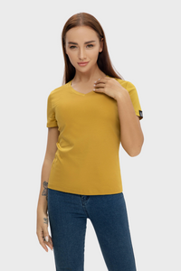 Grand V-Neck Cotton T-Shirt (160g)436073657925874