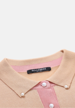 Lade das Bild in den Galerie-Viewer, Women’s Chic Two-Tone Tencel Polo
