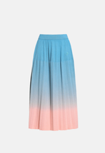 Carica l'immagine nel visualizzatore di Gallery, Women's Merino Gradient Pleated Skirt
