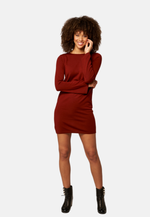 Load image into Gallery viewer, Wide Sleeved SuperFine Merino Wool Dress
