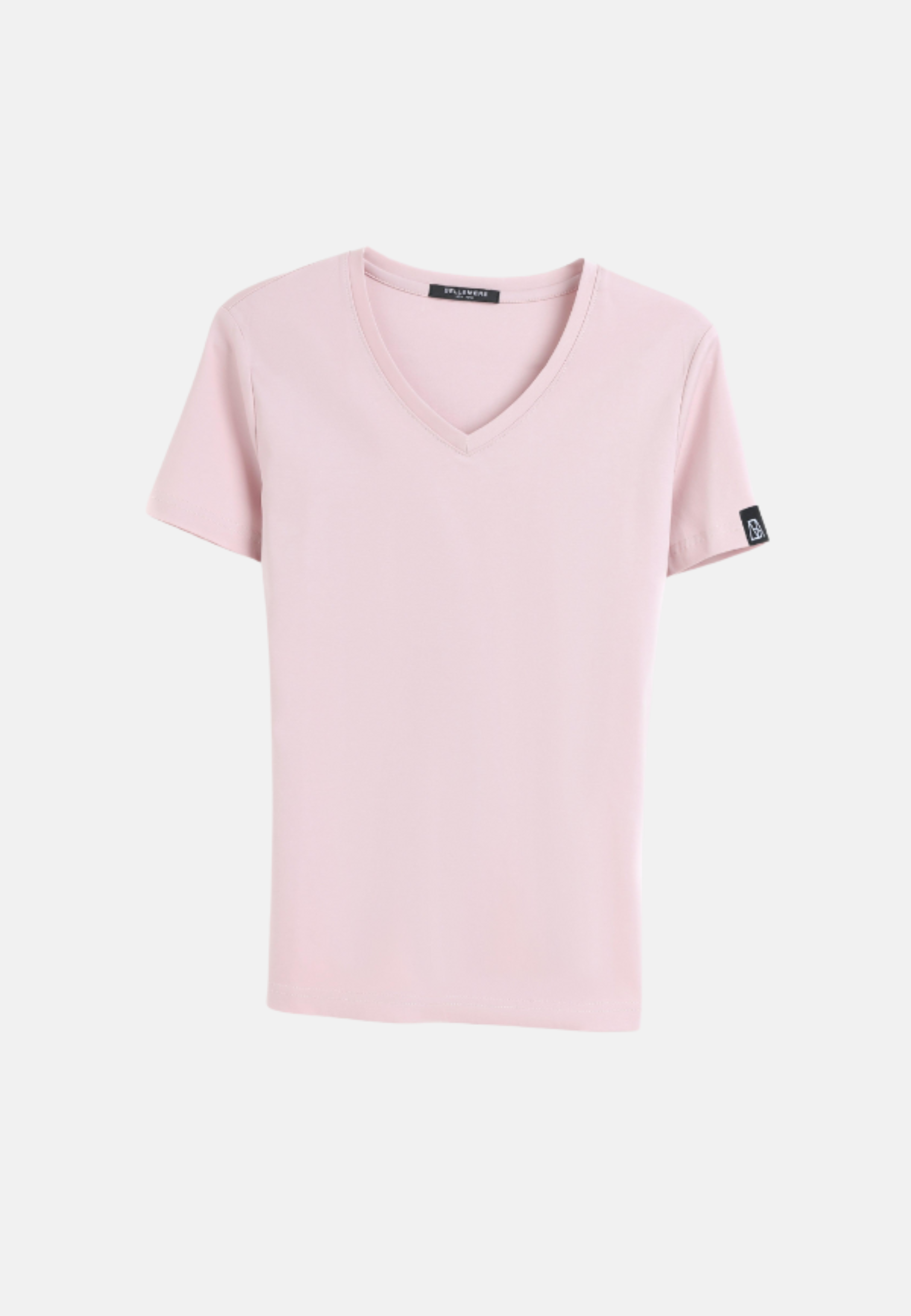 Grand V-Neck Cotton Slim Fit T-Shirt (160g)