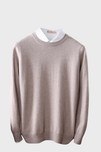 Crew-Neck Sweater ( Merino Cashmere Blended)2236084949254386