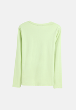 Load image into Gallery viewer, Long Sleeve Crew Neck Mercerized Cotton Women T-Shirt
