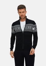 Lade das Bild in den Galerie-Viewer, Unisex Vintage Sweden Design Full Zipped Cardigan
