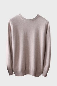 Crew-Neck Sweater ( Merino Cashmere Blended)3436084948828402