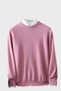 Crew-Neck Sweater ( Merino Cashmere Blended)2136084949680370