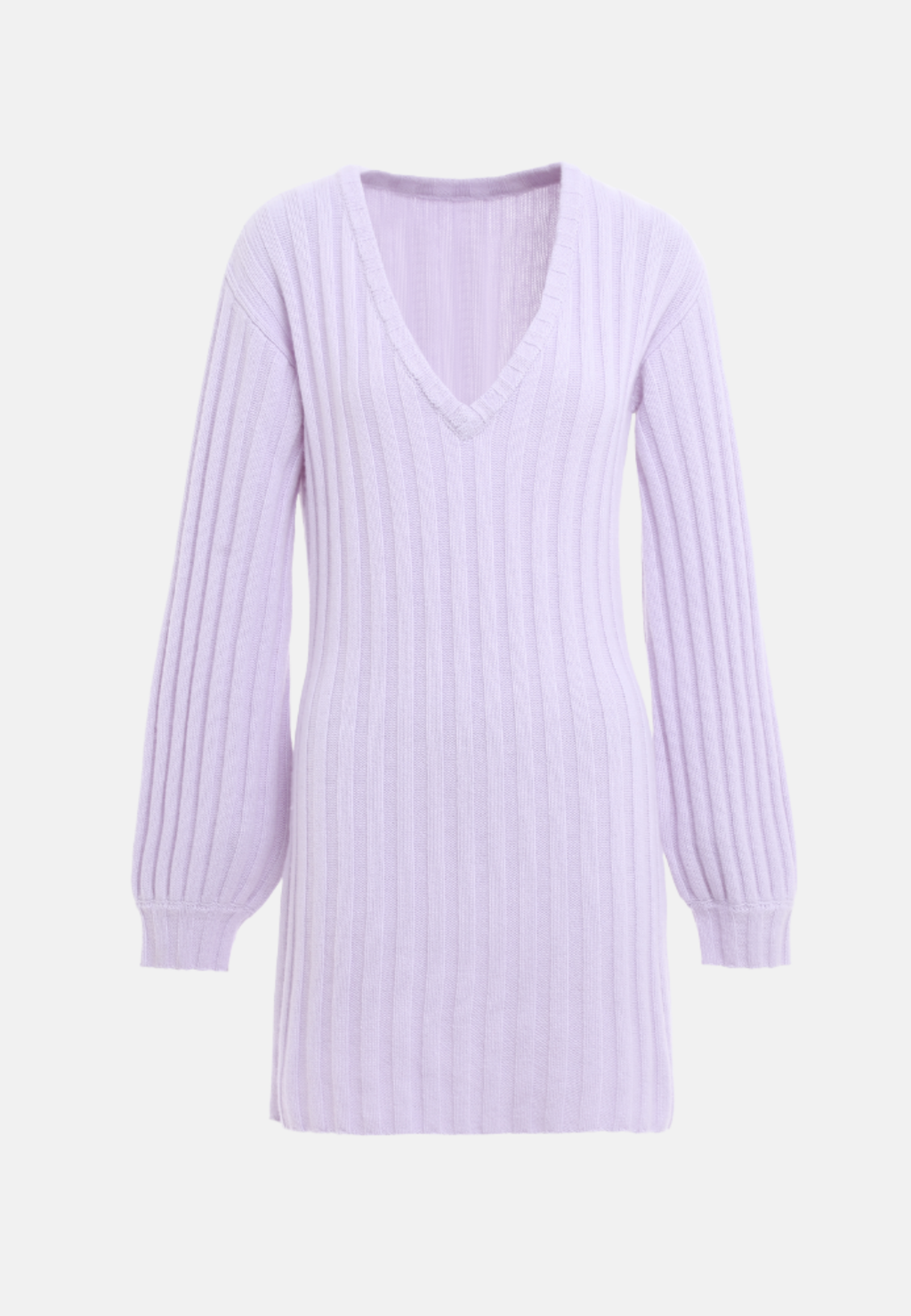 Robe pull courte en cachemire et laine mérinos