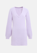 Robe pull courte en cachemire et laine mérinos