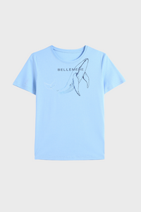 Women’s Whale Graphic Print Crew Neck T-Shirt335895678861554