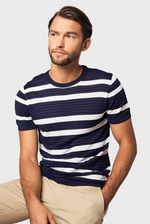 Load image into Gallery viewer, Striped Short-Sleeve T-Shirt
