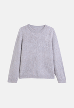 Lade das Bild in den Galerie-Viewer, Pure Cashmere Crew - Neck Brushed Sweater
