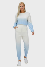 Load image into Gallery viewer, Polar Bear Cropped Cashmere Sweater
