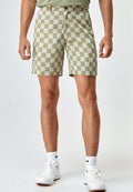 Men’s Checkered Print Shorts