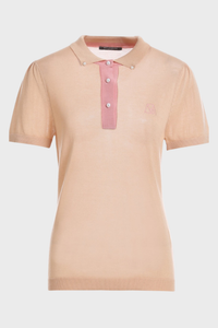 Women’s Chic Two-Tone Tencel Polo6235818002940146