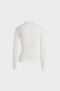 Fitted Mock-Neck Merino Sweater336085056504050